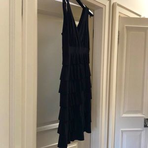 Frank Lyman design black layered dress size 10